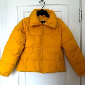 Art Class Yellow Puffer Jacket